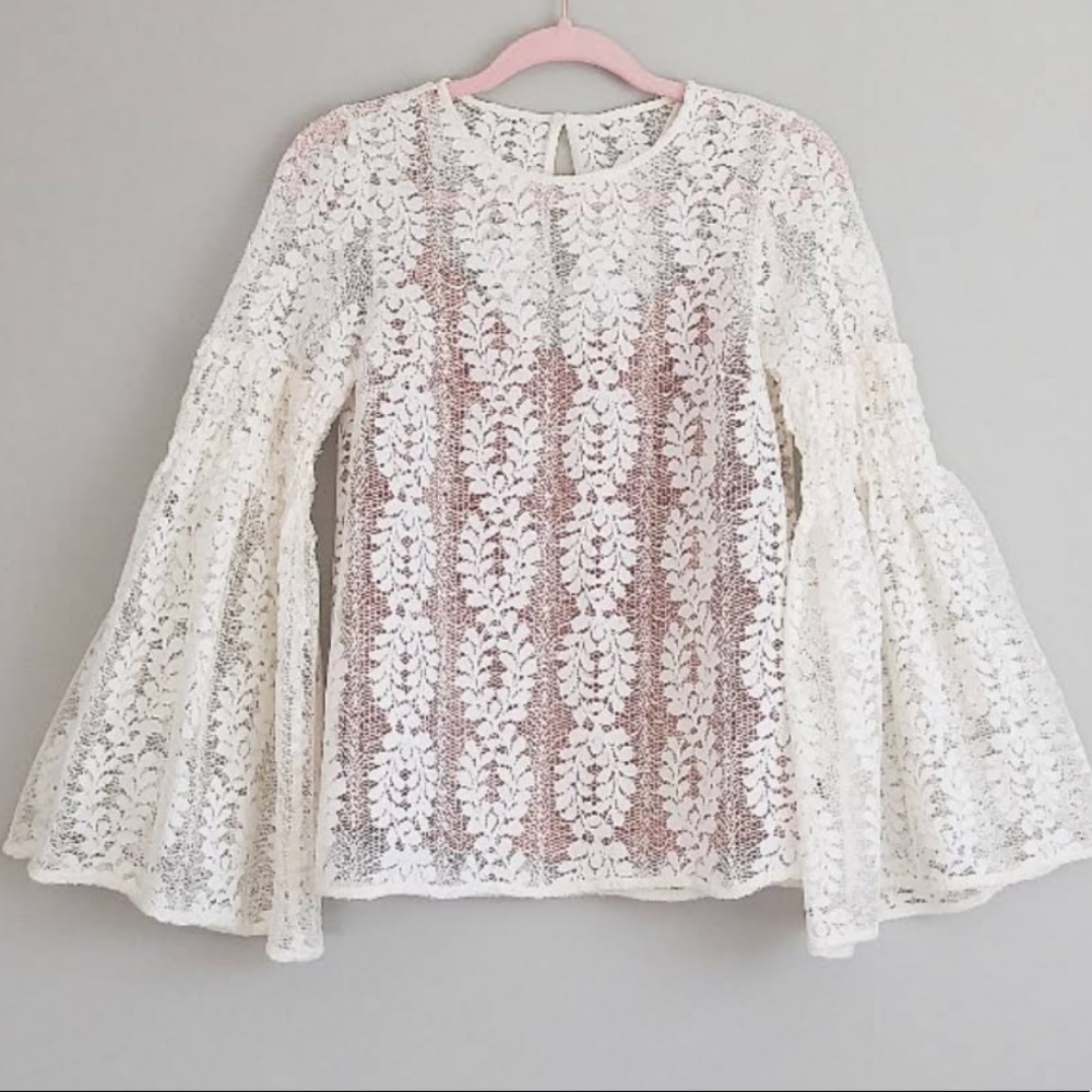 Michael kors Cream Lace Blouse